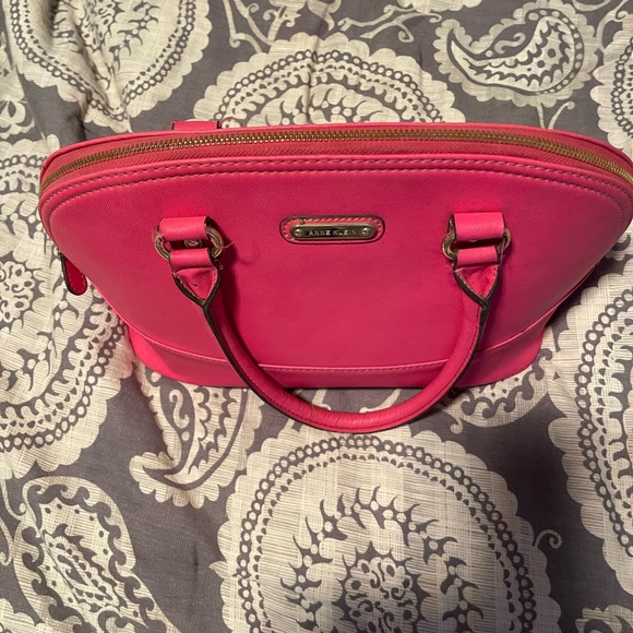 Anne Klein Handbags - Pink purse AND matching wallet. Gently used. Matching. Super cute.